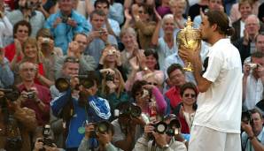 Platz 3: Roger Federer (Schweiz) - Wimbledon: 8 Titel (2003-2007, 2009, 2012, 2017)