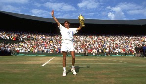 1991: Michael Stich bekommt es im deutschen Endspiel mit Becker zu tun - und gewinnt mit 6:4, 7:6, 6:4