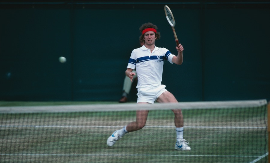 Platz 5, John McEnroe: aktiv von 1978 bis 1994, 877 Matches gewonnen
