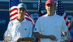 Jahrgang 1985: Chris Guccione (rechts, Australien) - Erster Matcherfolg beim ATP-Turnier in Newport 2003.