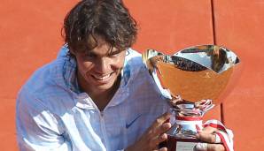 Monte-Carlo 2010: Rafael Nadal lässt Fernando Verdasco beim 6:1, 6:0 keine Chance.