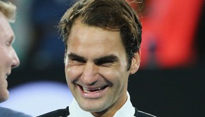 Roger Federers Laune ist mit prächtig unzureichend beschrieben