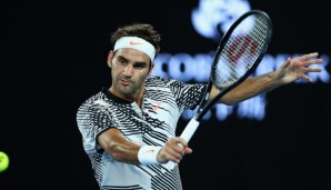 Nervöser Start - Roger Federer hatte in Melbourne mit Anlaufschwierigkeiten zu kämpfen