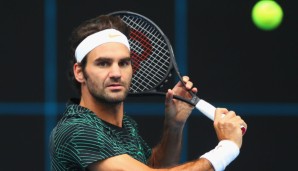 Roger Federer ist in Melbourne die Nummer 17 der Setzliste