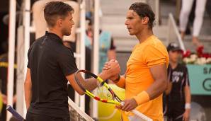 Das Herren-Finale der Frech Open heute live sehen: Rafael Nadal gegen Dominic Thiem.