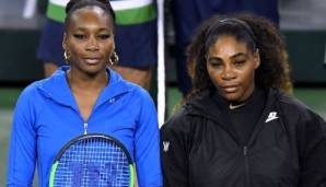 Serena Williams (r.) und Venus Williams (l.)