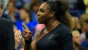 Serena Williams rastete im Finale aus