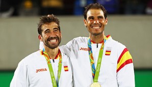 Mit Marc Lopez hat Rafael Nadal olympisches Gold geholt