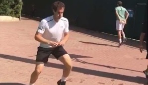 Andy Murray trainiert in Dubai bereits wieder an Fitness und Koordination
