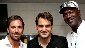 Henrik Lundqvist, Roger Federer und ein etwas aufdringlicher Fan