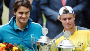 Roger Federer wurde einst von Lleyton Hewitt in Halle überrascht und später besiegt