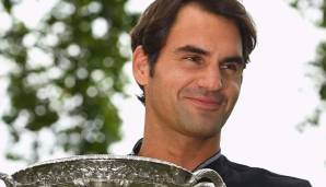 Roger Federer nach seinem Australian-Open-Triumph 2017