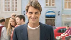 Roger Federer als Charmeur