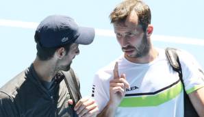 Beenden ihre Arbeitsbeziehung: Novak Djokovic (l.) und Radek Stepanek