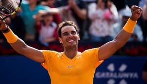 Rafael Nadal, mittlerweile viertroutiniertester Jubler der Tennisgeschichte