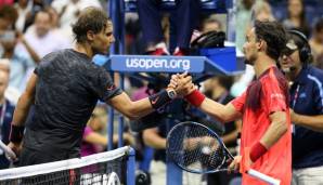 Nadal ist gegen Fognini auf der Hut.