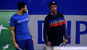 Yannick Noah könnte als Trainer den Davis Cup zum vierten mal gewinnen.