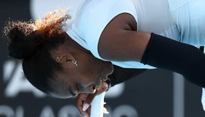 Serena Williams hadert mit sich
