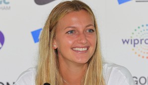 Grundsätzlich kann Petra Kvitova wieder lachen