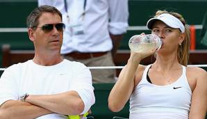 Sven Groeneveld und Maria Sharapova 2015 in Wimbledon