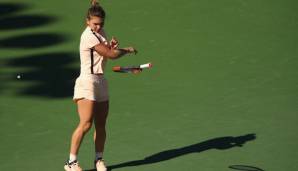 Simona Halep schmeißt ab und zu ihr Racket