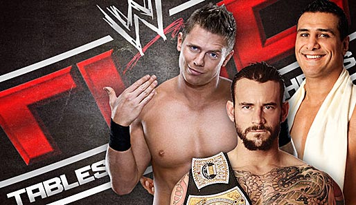 Bei TLC setzt CM Punk seine WWE-Championship gegen The Miz und Alberto Del Rio aufs Spiel