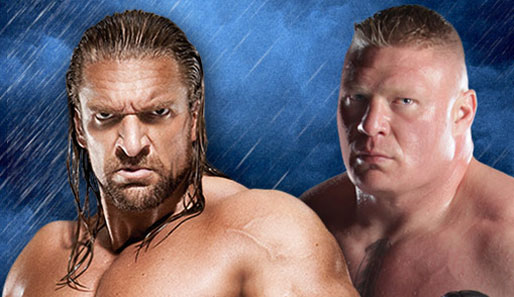 Im Main Event des SummerSlam trifft Triple H auf The next big Thing Brock Lesnar