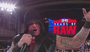 Der Undertaker ließ beim 25. Geburtstag von RAW viele Fragen offen.