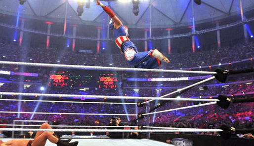 Dafür ist Mysterio bekannt: High-Flying-Action