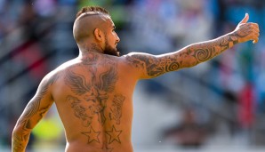 Arturo Vidal hat viele Tattoos