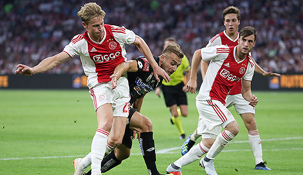 Ajax Amsterdam erteilte dem SK Sturm eine Lehrstunde.