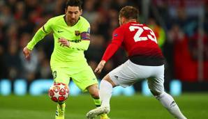 Messi & Co. gehen mit einem 1:0-Vorsprung aus dem Hinspiel ins Duell um den Aufstieg gegen Manchester United.