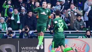 PLATZ 9: ZLATKO JUNUZOVIC - 21 Tore in 188 Einsätzen zwischen 11/12 und 17/18 für Werder Bremen (21).