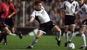 Andreas Herzog (damals bei Werder Bremen): Mit 103 Länderspielen bis heute ÖFB-Rekord-Teamkicker. Holte in der 2. Halbzeit einen Elfmeter heraus, den er selbst verwandelte. Erzielte insgesamt 26 Länderspiel-Tore. Heute Trainer von Israel.