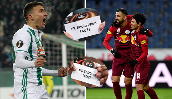 Rapid und Salzburg bekommen am Montag ihre Europa-League-Gegner zugelost.