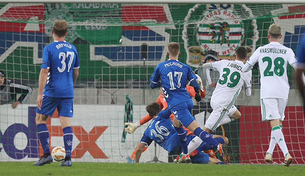 Ljubicic erzielte das 1:0 für Rapid.