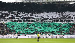 Borussia Mönchengladbach-Fans: Auch in Graz stark vertreten