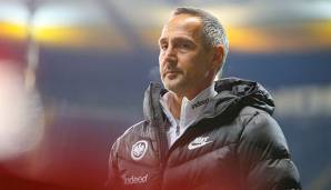 Adi Hütter peilt mit Eintracht Frankfurt den Einzug in das Europa-League-Achtelfinale an.