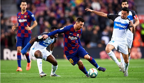 Lionel Messi behält den Blick für das große Ganze
