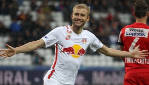 Konrad Laimer startet bei RB Leipzig von Beginn an voll durch