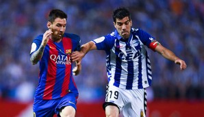 Deportivo Alaves musste sich erst im Cup-Finale Messi und Co. geschlagen geben