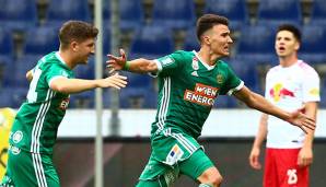 Dejan Ljubicic jubelt über seinen ersten Treffer für Rapid