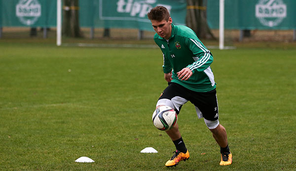 Maximilian Wöber trainiert beim SK Rapid.