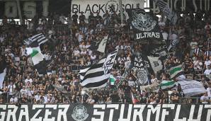Sturm-Fans stichelten mit Spruchband gegen WSG Tirol