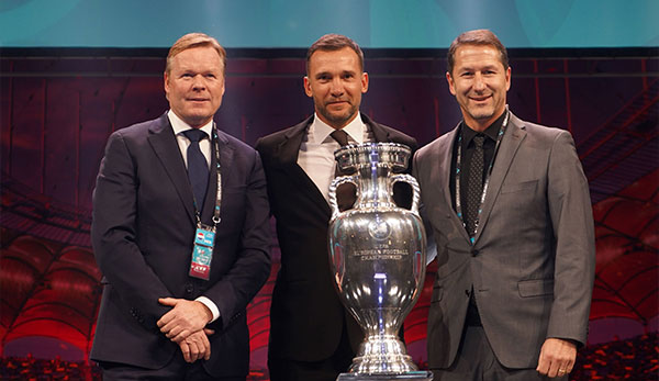 Ronald Koeman, Andrij Schewtschenko und Franco Foda werden in der Europameisterschaft aufeinandertreffen