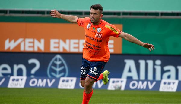Dario Tadic wird auch weiterhin für TSV Hartberg auf Torejagd gehen