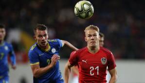 Marco Grüll traf für Österreichs U21 gegen Kosovo