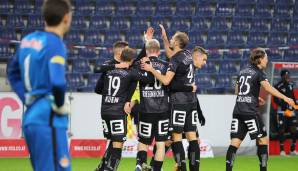 SK Sturm Graz jubelt über einen Auswärtssieg gegen FC Red Bull Salzburg