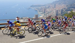 Die Radsport-Profis fühlen sich an der Cote d'Azur wohl