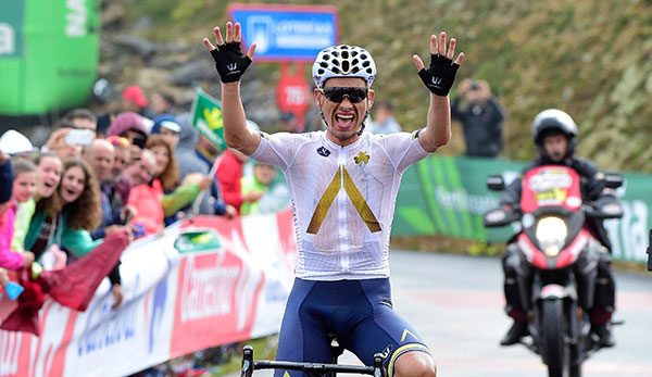 Stefan Denifl holte einen historischen Etappenerfolg bei der Vuelta
